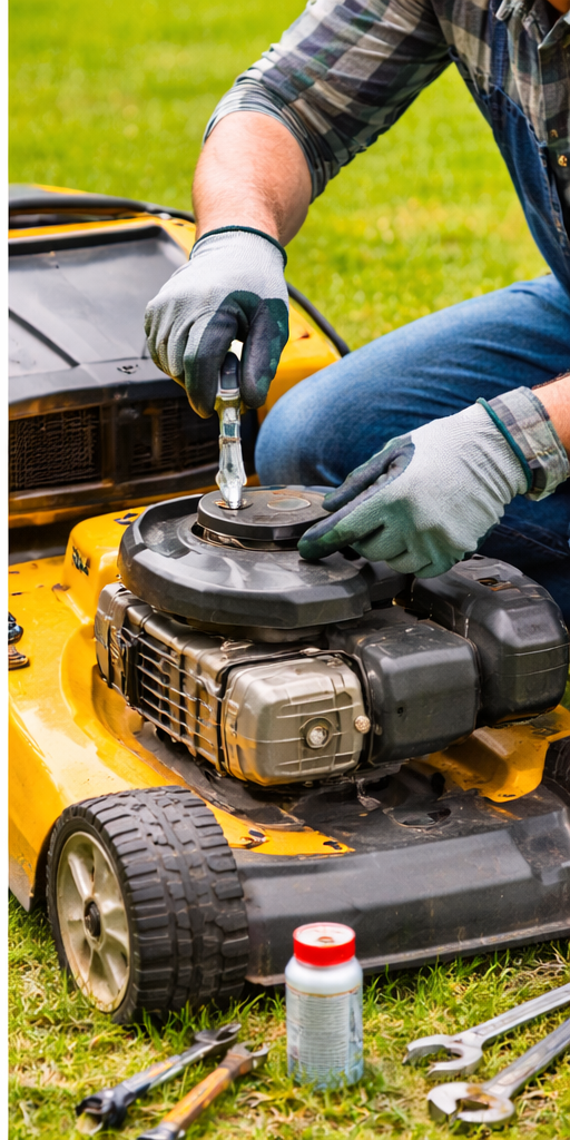 Kerti gép javítása